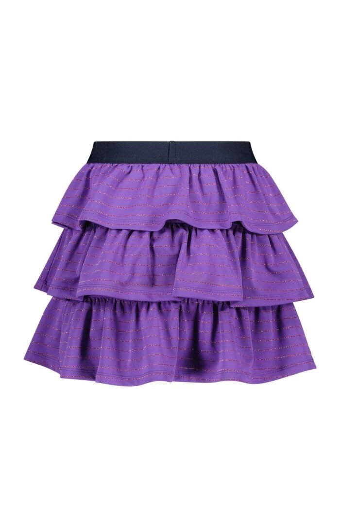 B.Nosy Meisjes rok gestreept - Didi - Paars B.Nosy Meisjes rok gestreept - Didi - PaarsMateriaal 95% PE 5%EA