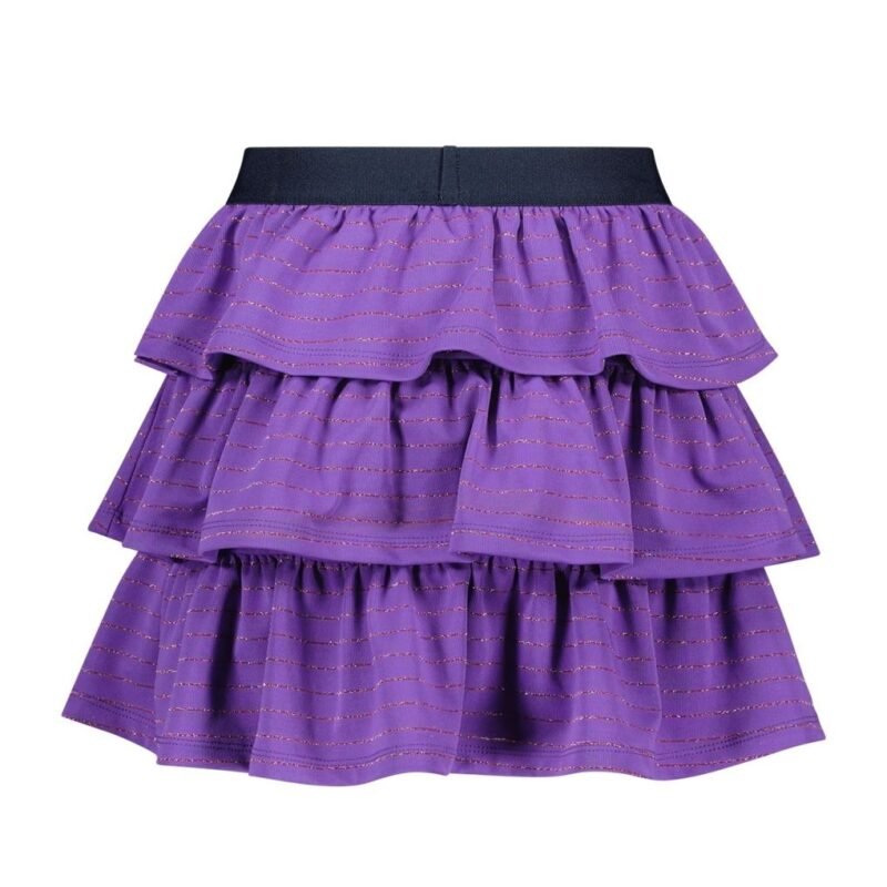 B.Nosy Meisjes rok gestreept - Didi - Paars B.Nosy Meisjes rok gestreept - Didi - PaarsMateriaal 95% PE 5%EA