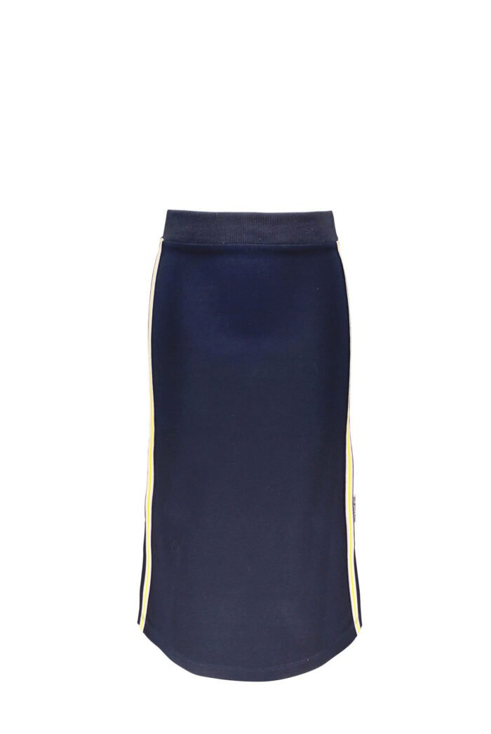 B.Nosy Meisjes rok lang - Tape aan de zijkant en ronde zoom - Ink blauw B.Nosy - Meisjes rok lang - Tape aan de zijkant en ronde zoom - Ink blauw68% viscose 28% polyamide 4% spandex