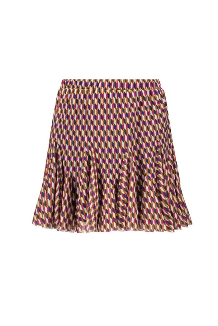 B.Nosy Meisjes rok mesh - Belle retro AOP B.Nosy Meisjes rok mesh - Belle retro AOP100% printed soft mesh with li