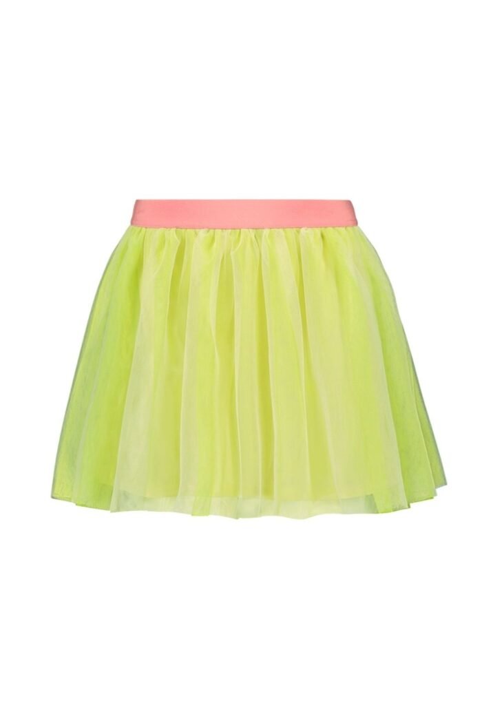 B.Nosy Meisjes rok mesh - Gea - Toxic groen B.Nosy Meisjes rok mesh - Gea - Toxic groenMateriaal
