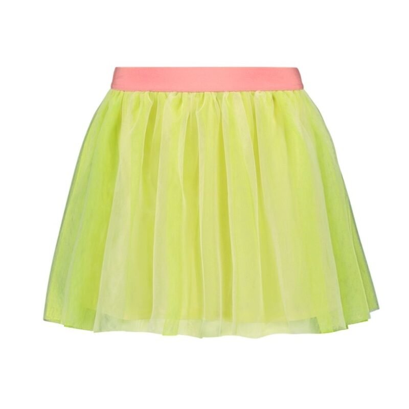 B.Nosy Meisjes rok mesh - Gea - Toxic groen B.Nosy Meisjes rok mesh - Gea - Toxic groenMateriaal