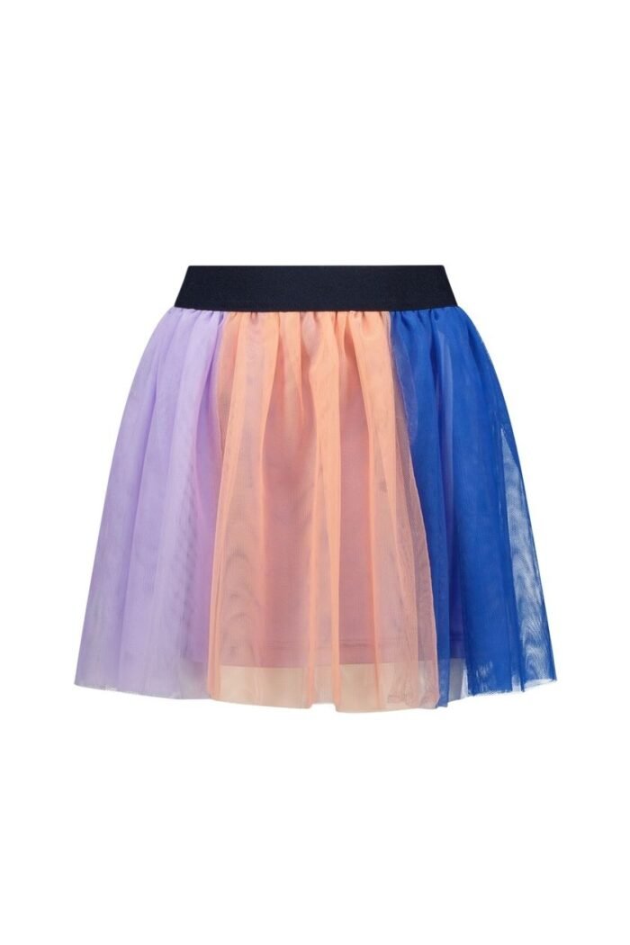 B.Nosy Meisjes rok mesh multi - Pippa - Soft blauw B.Nosy Meisjes rok mesh multi - Pippa - Soft blauwMateriaal