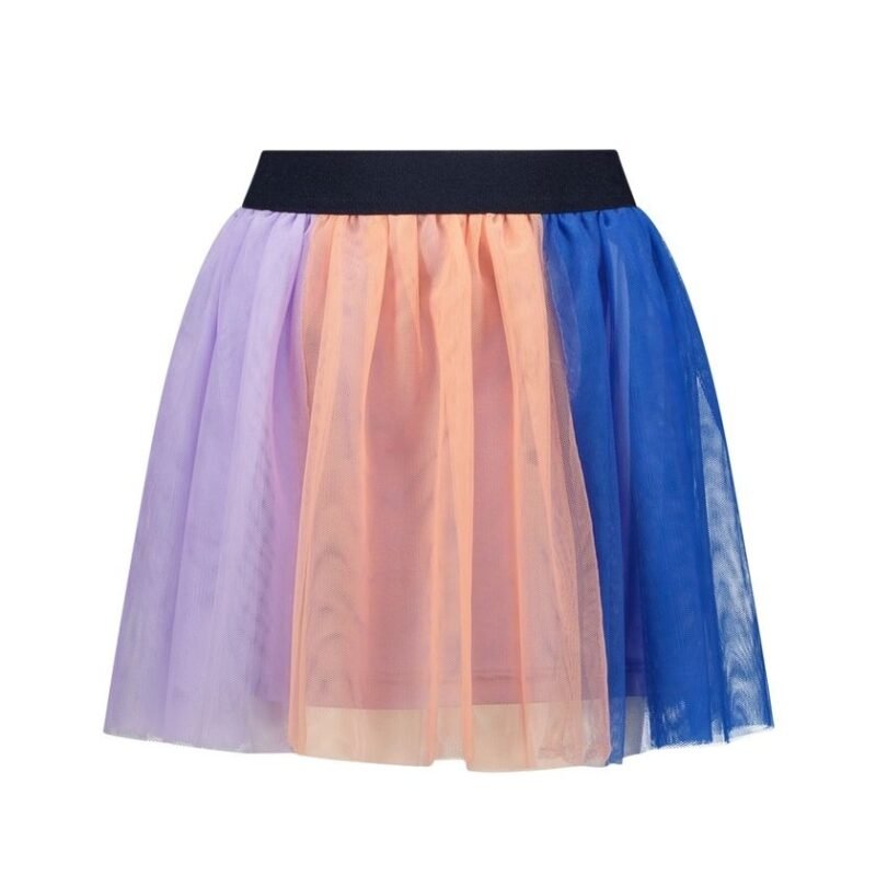 B.Nosy Meisjes rok mesh multi - Pippa - Soft blauw B.Nosy Meisjes rok mesh multi - Pippa - Soft blauwMateriaal