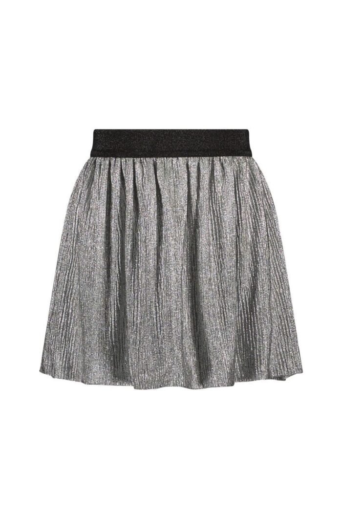 B.Nosy Meisjes rok metallic - Robin - Zilver B.Nosy Meisjes rok metallic - Robin - ZilverMateriaal 95% PE