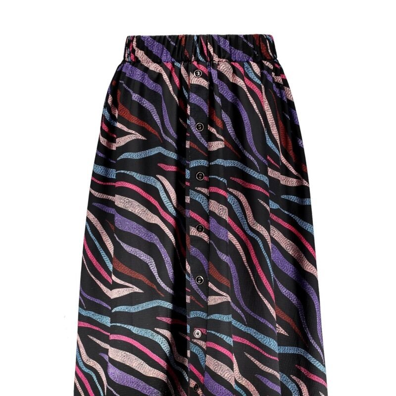 B.Nosy Meisjes rok midi - Forever zebra B.Nosy Meisjes rok midi - Forever zebraMateriaal woven recycled 74