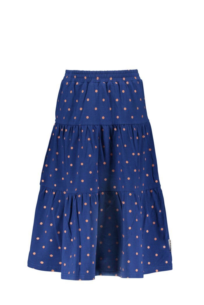 B.Nosy Meisjes rok midi - Stoere stippen en gesmokte boord - Tough stippen B.Nosy Meisjes rok midi - Stoere stippen en gesmokte boord - Tough stippen