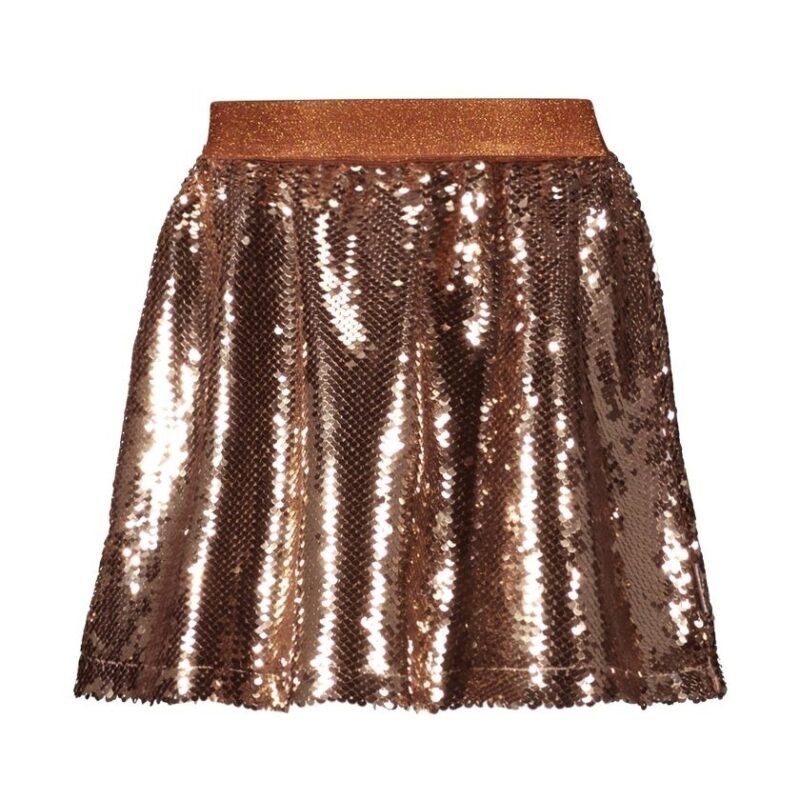 B.Nosy Meisjes rok pailletten - Rhodee - Brons B.Nosy Meisjes rok pailletten - Rhodee - BronsMateriaal 100% PE