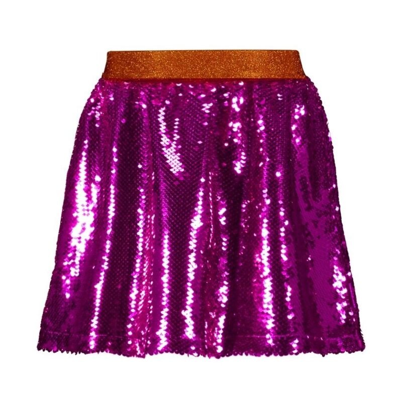 B.Nosy Meisjes rok pailletten - Rhodee - Electric paars B.Nosy Meisjes rok pailletten - Rhodee - Electric paarsMateriaal 100% PE