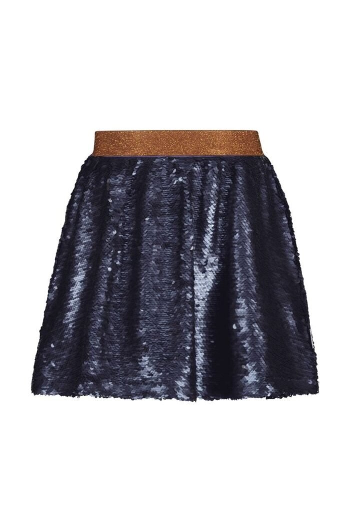 B.Nosy Meisjes rok pailletten - Rhodee - Navy blauw B.Nosy Meisjes rok pailletten - Rhodee - Navy blauwMateriaal 100% PE