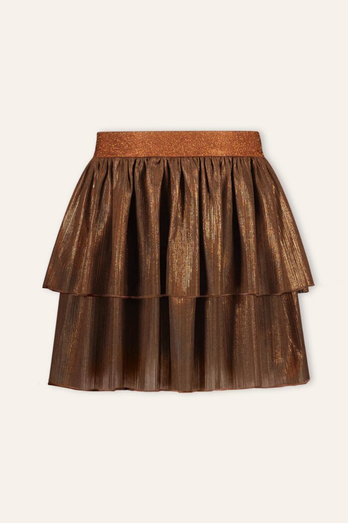 B.Nosy Meisjes rok plisse - Rox - Brique B.Nosy Meisjes rok plisse - Rox - BriqueMateriaal 95% PE