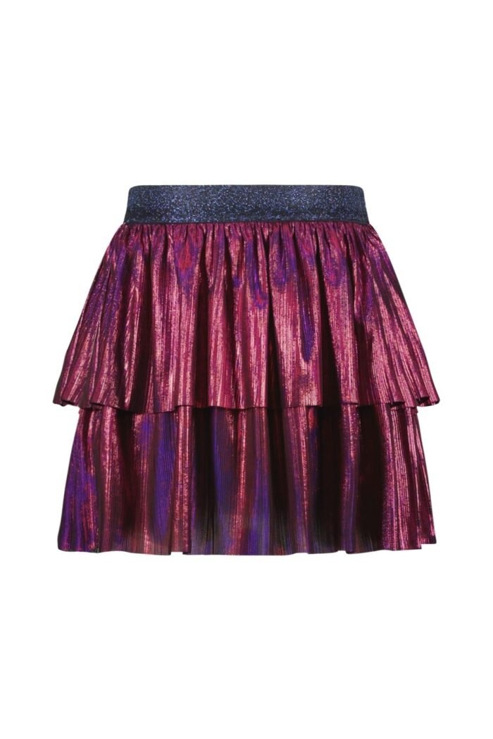 B.Nosy Meisjes rok plisse - Ruth - Ruby roze B.Nosy Meisjes rok plisse - Ruth - Ruby rozeMateriaal 95% PE