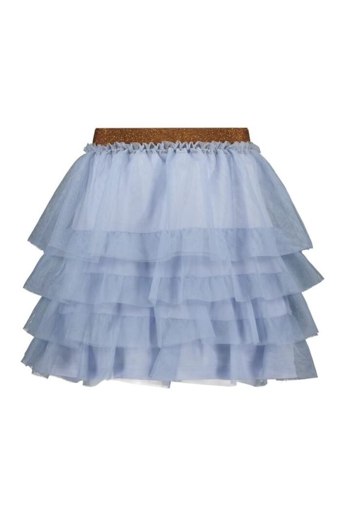 B.Nosy Meisjes rok tule - Rose - Lustre blauw B.Nosy Meisjes rok tule - Rose - Lustre blauwMateriaal 100% PE