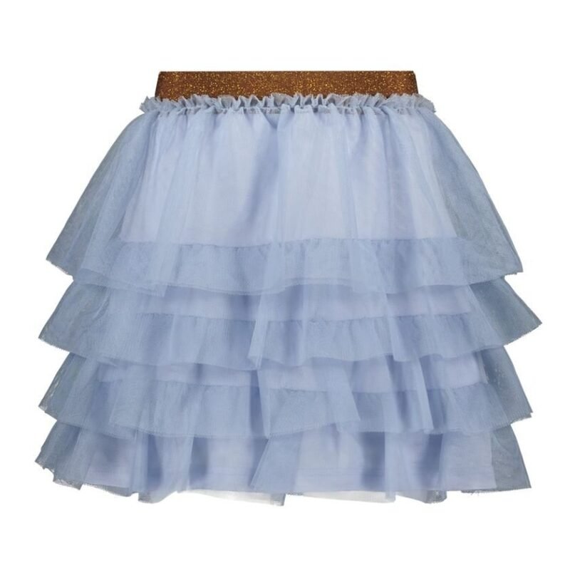 B.Nosy Meisjes rok tule - Rose - Lustre blauw B.Nosy Meisjes rok tule - Rose - Lustre blauwMateriaal 100% PE