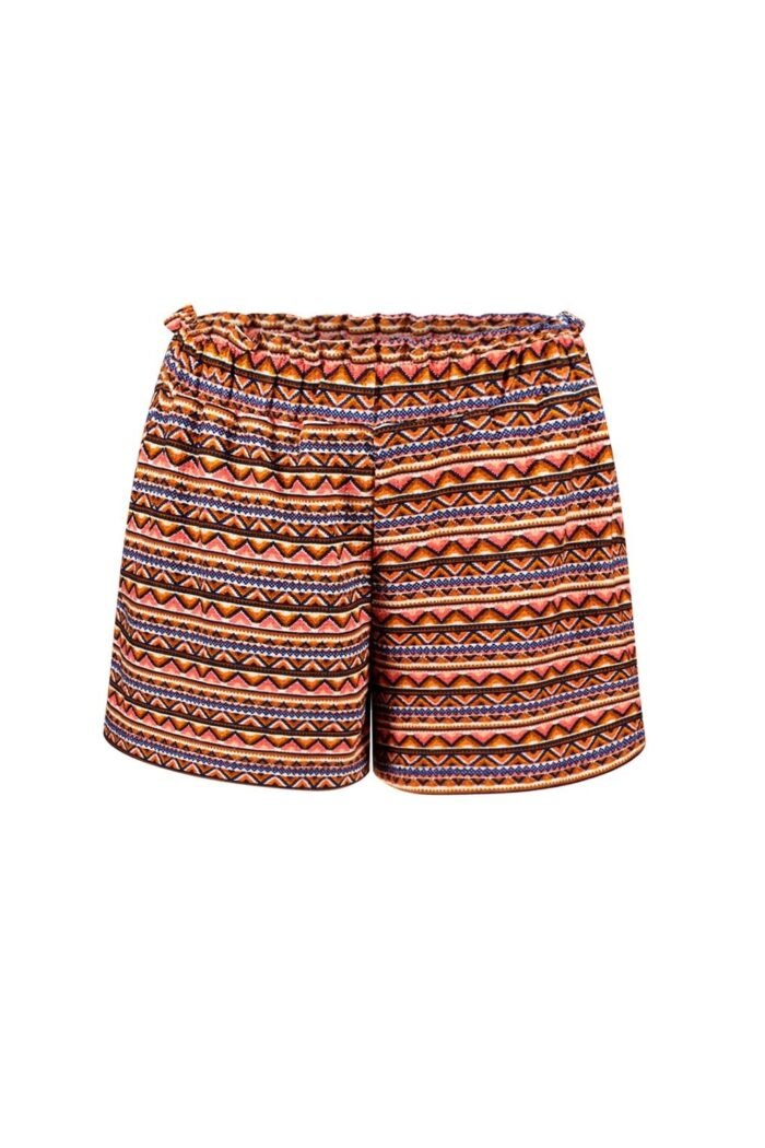 B.Nosy Meisjes short - Brigit - Blush aztec AOP B.Nosy Meisjes short - Brigit - Blush aztec AOPMateriaal