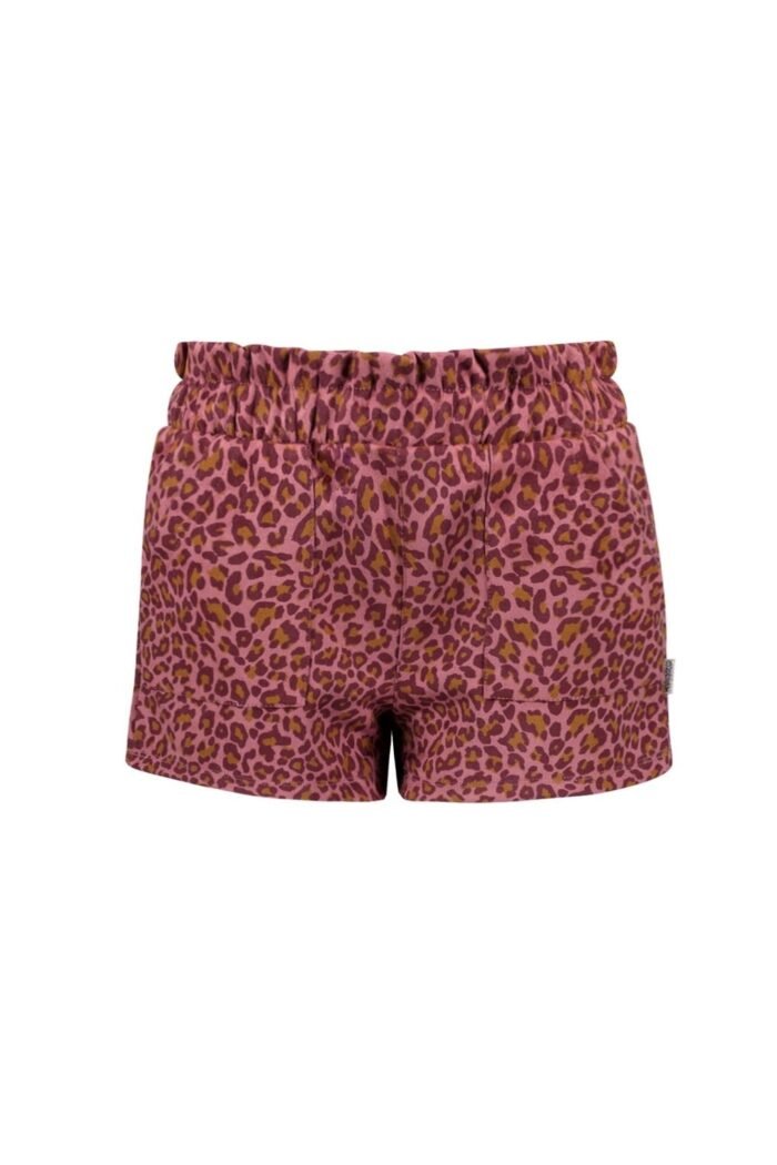 B.Nosy Meisjes short panter print roze - Dirkje - Delight panter B.Nosy Meisjes short panter print roze - Dirkje - Delight panterMateriaal 100% PE