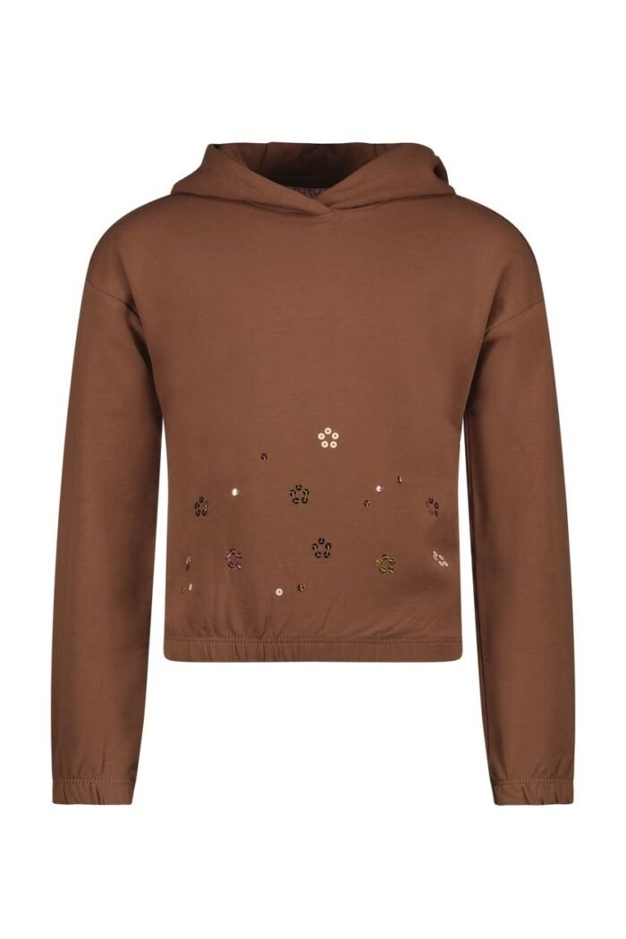 B.Nosy Meisjes sweater - Stella - Cappucino B.Nosy Meisjes sweater - Stella - CappucinoMateriaal 95% GOTS