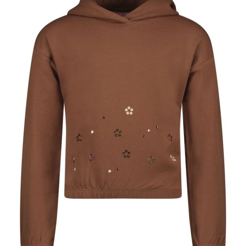 B.Nosy Meisjes sweater - Stella - Cappucino B.Nosy Meisjes sweater - Stella - CappucinoMateriaal 95% GOTS
