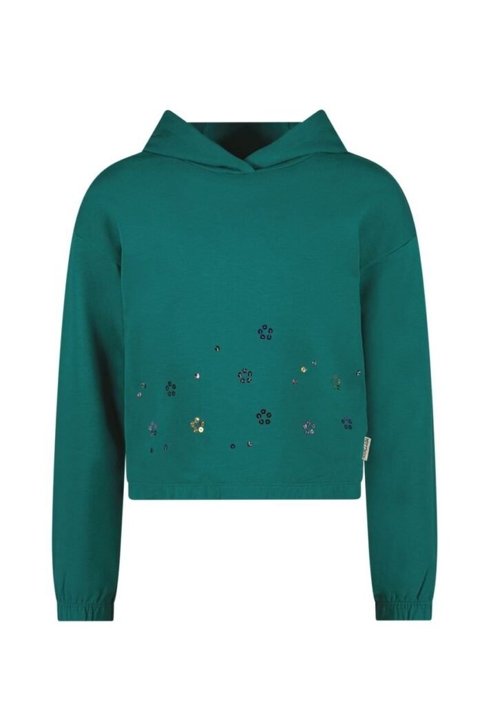 B.Nosy Meisjes sweater - Stella - Storm groen B.Nosy Meisjes sweater - Stella - Storm groenMateriaal 95% GOTS
