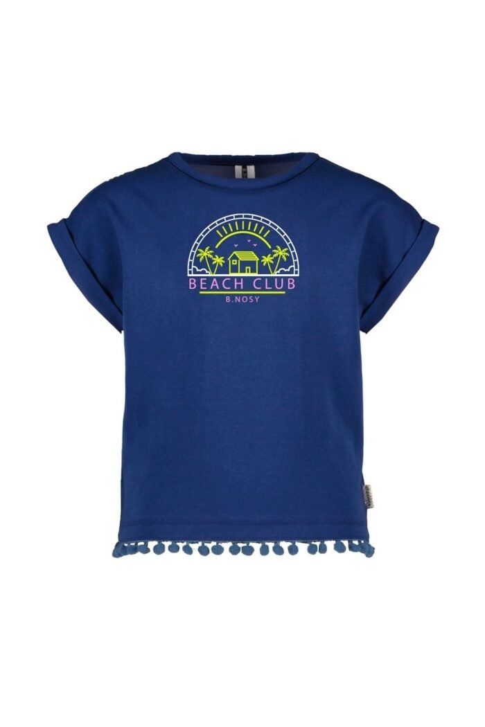 B.Nosy Meisjes t-shirt - Floor - Lake blauw B.Nosy Meisjes t-shirt - Floor - Lake blauwMateriaal