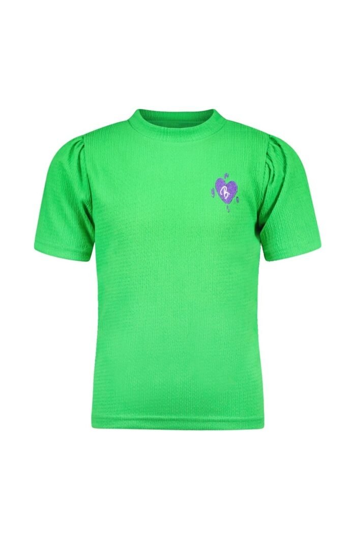 B.Nosy Meisjes t-shirt - Vajen - Helder groen B.Nosy Meisjes t-shirt - Vajen - Helder groenMateriaal