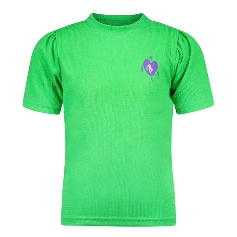 B.Nosy Meisjes t-shirt - Vajen - Helder groen B.Nosy Meisjes t-shirt - Vajen - Helder groenMateriaal