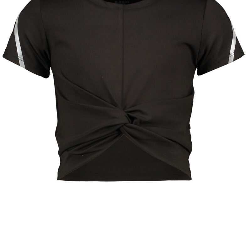 B.Nosy Meisjes t-shirt - Zwart B.Nosy Meisjes t-shirt - Zwart_x000D_Materiaal Interlock 79% polyester 21% ea