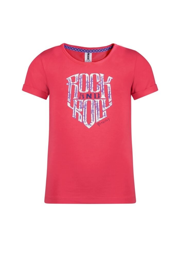 B.Nosy Meisjes t-shirt artwork - Zacht rood B.Nosy Meisjes t-shirt artwork - Zacht rood95% SCO 5% EA
