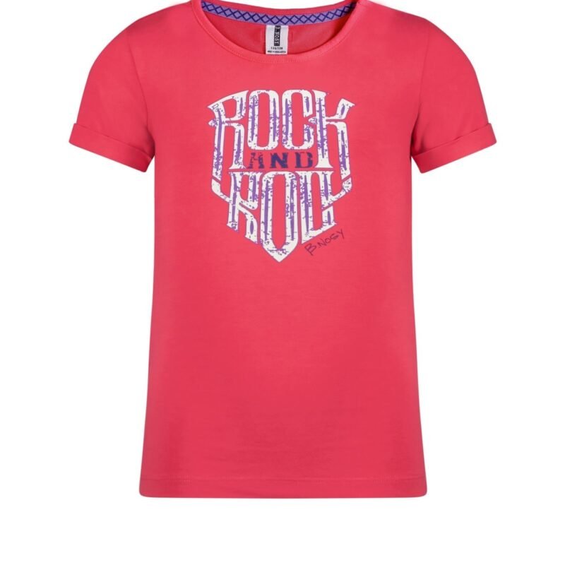 B.Nosy Meisjes t-shirt artwork - Zacht rood B.Nosy Meisjes t-shirt artwork - Zacht rood95% SCO 5% EA