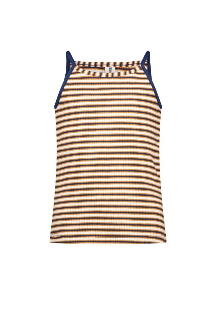 B.Nosy Meisjes tanktop - Floral streep B.Nosy Meisjes tanktop - Floral streepRib YDS jersey 95% cotton