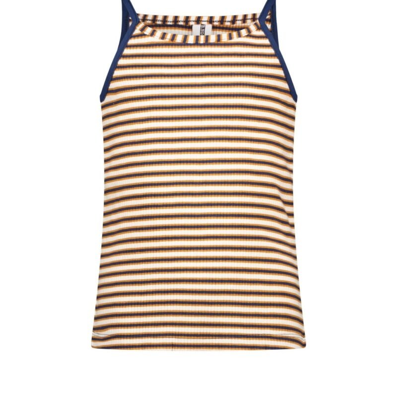 B.Nosy Meisjes tanktop - Floral streep B.Nosy Meisjes tanktop - Floral streepRib YDS jersey 95% cotton