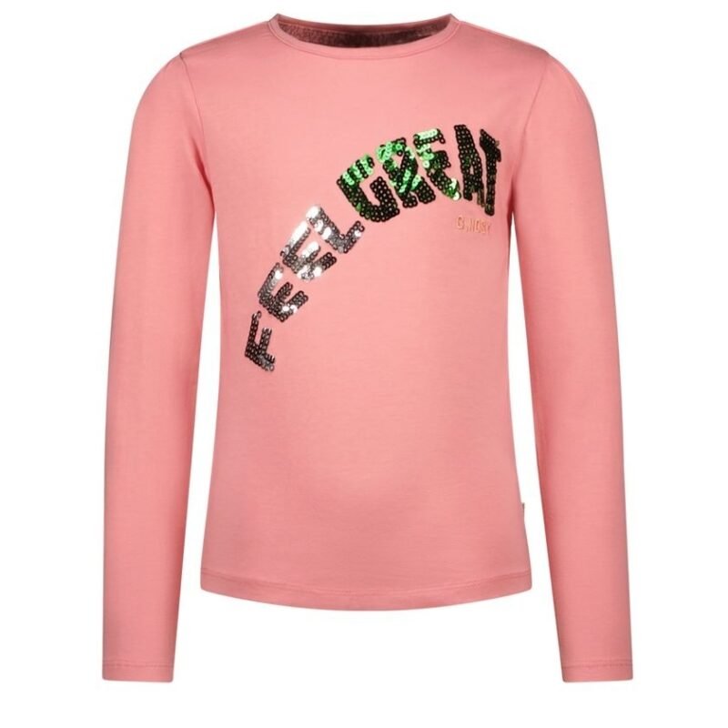 B.Nosy Meisjes top - Tara - Geranium roze B.Nosy Meisjes top - Tara - Geranium rozeMateriaal 95% GOTS