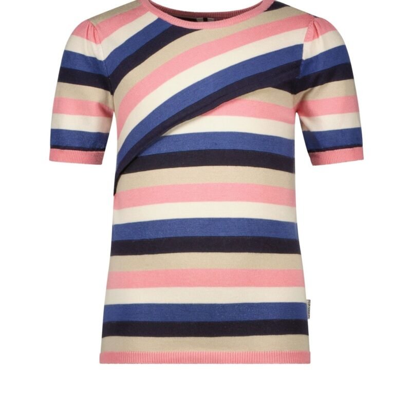 B.Nosy Meisjes top multi color - Geranium roze B.Nosy Meisjes top multi color - Geranium roze80% VI 20% PA