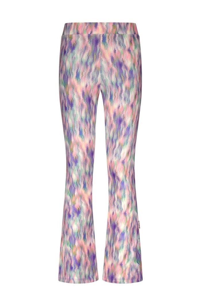 B.Nosy Zomer flair broek meisjes AOP multi - Phoebe B.Nosy Zomer flair broek meisjes AOP multi - PhoebeMateriaal 96% recycled polyester