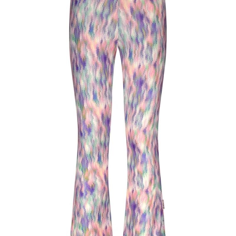 B.Nosy Zomer flair broek meisjes AOP multi - Phoebe B.Nosy Zomer flair broek meisjes AOP multi - PhoebeMateriaal 96% recycled polyester