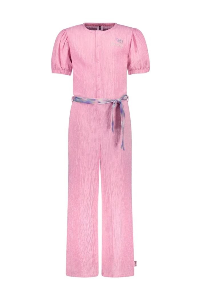 B.Nosy Zomer jumpsuit meisjes Roze - Pallas B.Nosy Zomer jumpsuit meisjes Roze - PallasMateriaal 98% recycled polyester