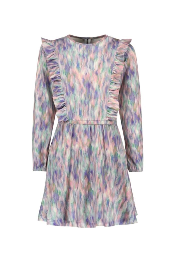 B.Nosy Zomer jurk meisjes AOP multi - Dionne B.Nosy Zomer jurk meisjes AOP multi - DionneMateriaal 96% recycled polyester