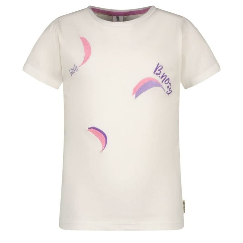 B.Nosy Zomer t-shirt meisjes Ecru beige - Tammy B.Nosy Zomer t-shirt meisjes Ecru beige - TammyMateriaal Jersey 100% organic cotton