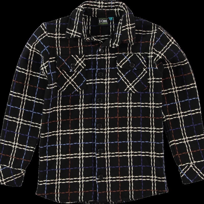 B'Chill Jongens shirt - Rutger - Zwart B'Chill Jongens shirt - Rutger - Zwart