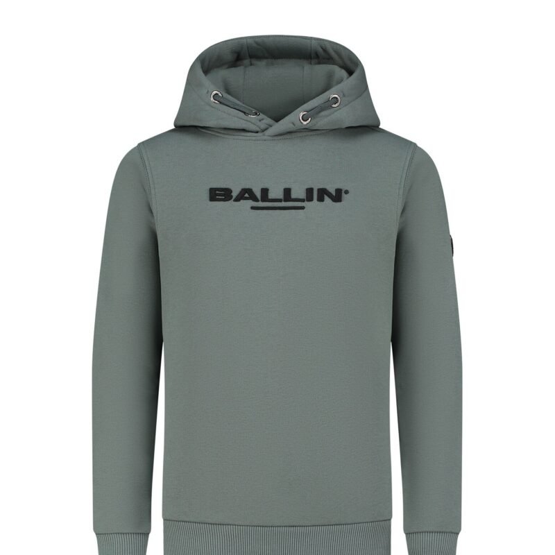 Ballin Hoodie slim fit - Army groen Ballin Hoodie slim fit - Army groenMateriaal