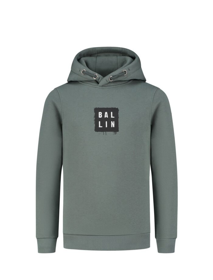 Ballin Hoodie slim fit - Army groen Ballin Hoodie slim fit - Army groenMateriaal