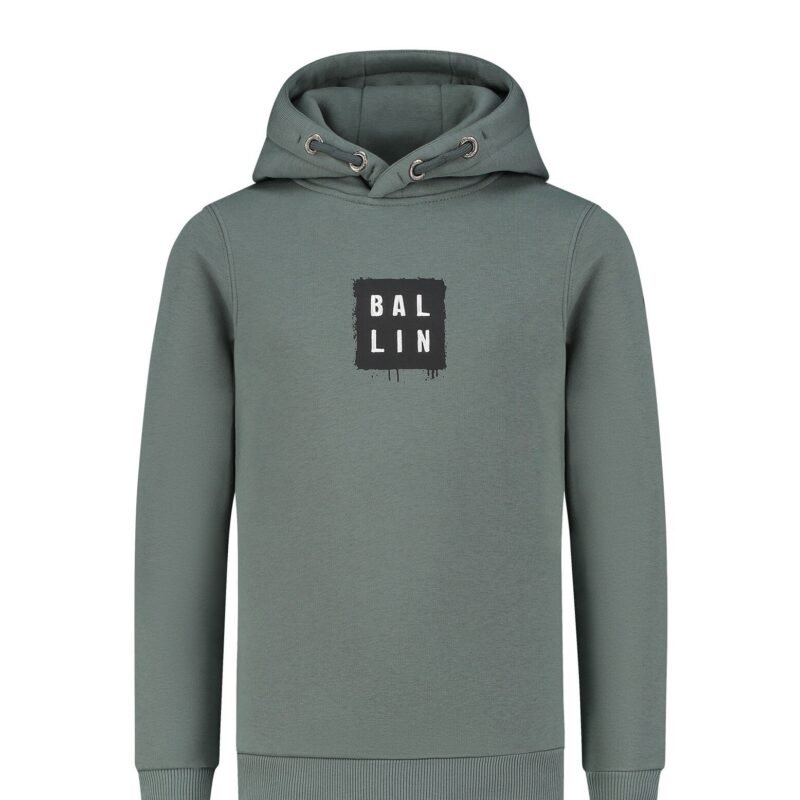 Ballin Hoodie slim fit - Army groen Ballin Hoodie slim fit - Army groenMateriaal
