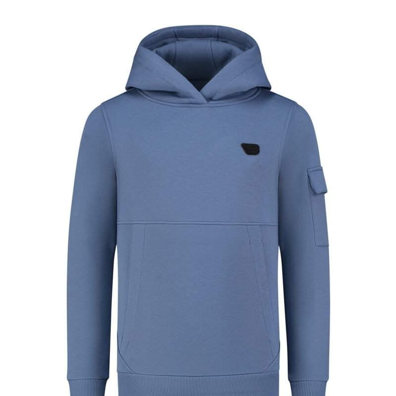 Ballin Hoodie slim fit - Blauw grijs Ballin Hoodie slim fit - Blauw grijsMateriaal