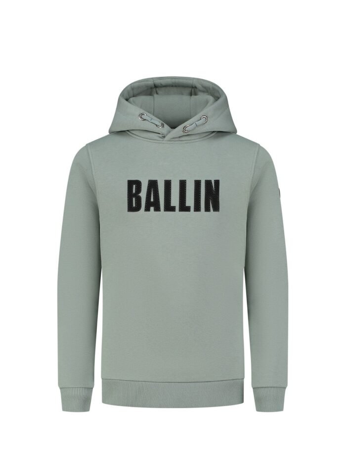 Ballin Hoodie slim fit - Donker mint Ballin Hoodie slim fit - Donker mintMateriaal