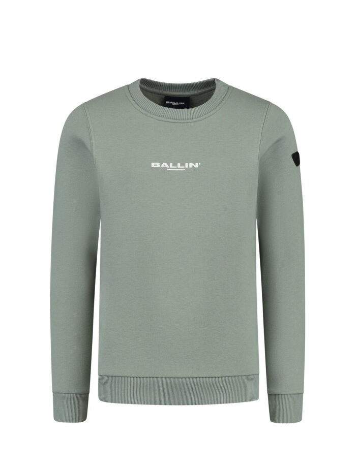 Ballin Hoodie slim fit - Donker mint Ballin Hoodie slim fit - Donker mintMateriaal