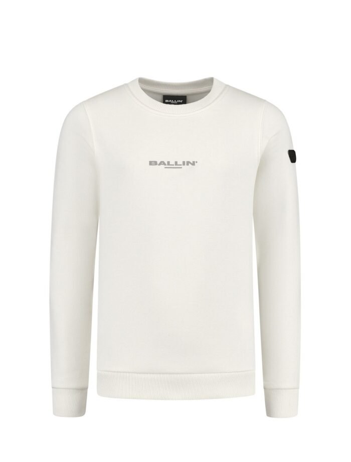 Ballin Hoodie slim fit - Off wit Ballin Hoodie slim fit - Off witMateriaal
