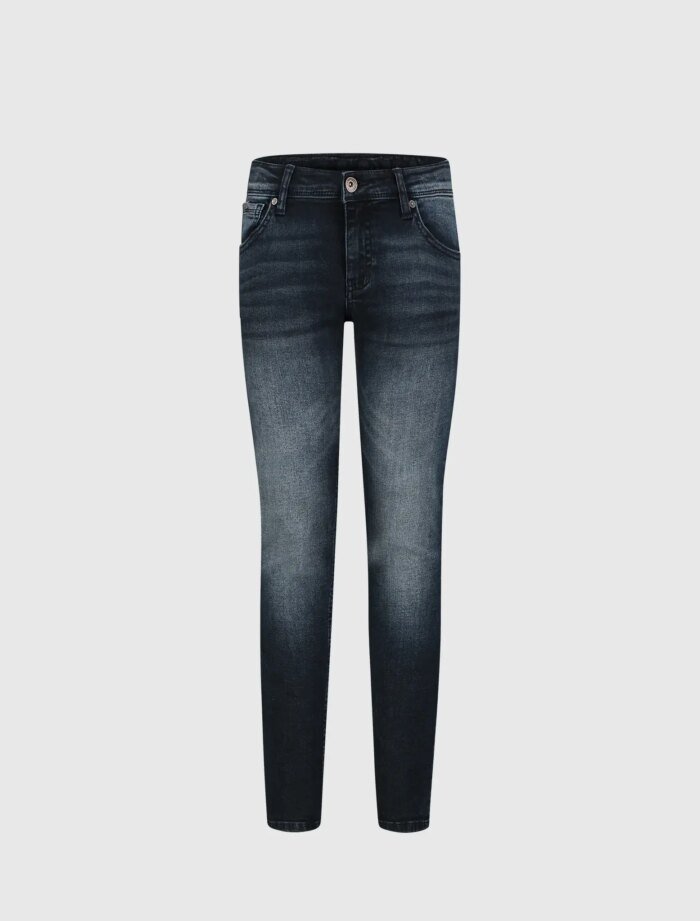 Ballin Jeans broek The Noah - Donker blauw denim Ballin Jeans broek The Noah - Donker blauw denimMateriaal