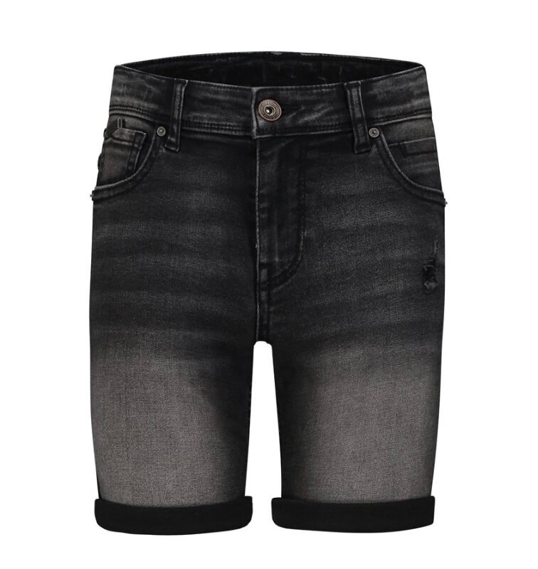 Ballin Jeans short Jaxx Skinny fit - Denim donker grijs Ballin Jeans short Jaxx Skinny fit - Denim donker grijsMateriaal