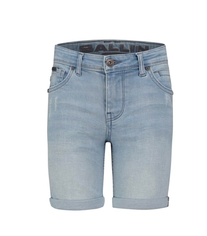 Ballin Jeans short Jaxx Skinny fit - Denim licht blauw Ballin Jeans short Jaxx Skinny fit - Denim licht blauwMateriaal