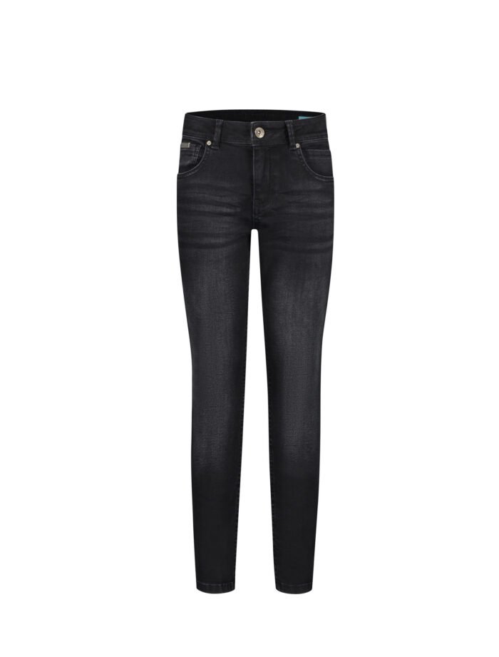 Ballin Jongens broek skinny fit jeans - Zwart Ballin Jongens broek skinny fit jeans - ZwartMateriaal